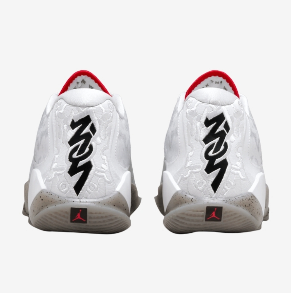 Mens Nike Air Jordan Zion 3 Sneakers – Size 13 – White Red – NEW 🔥 - Picture 3 of 14